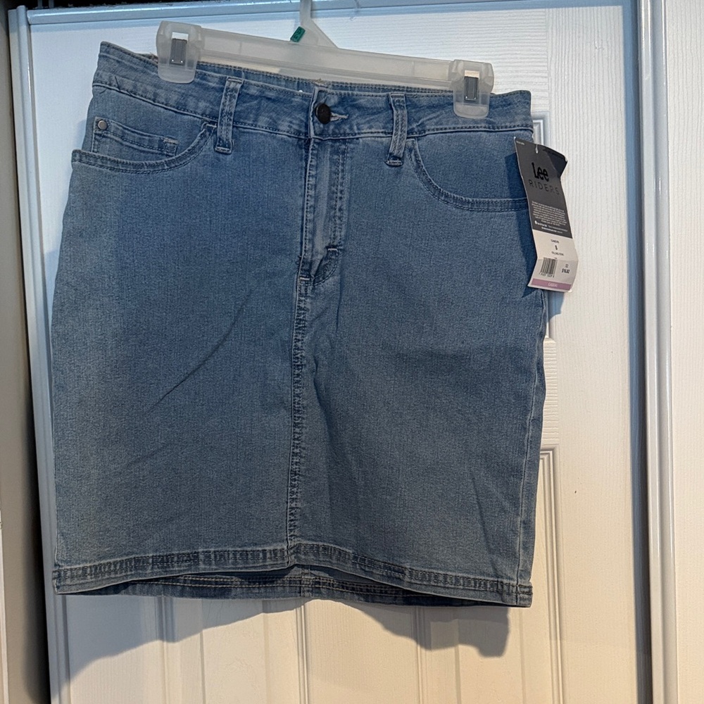 Lee Women's Blue Denim Mini Skirt